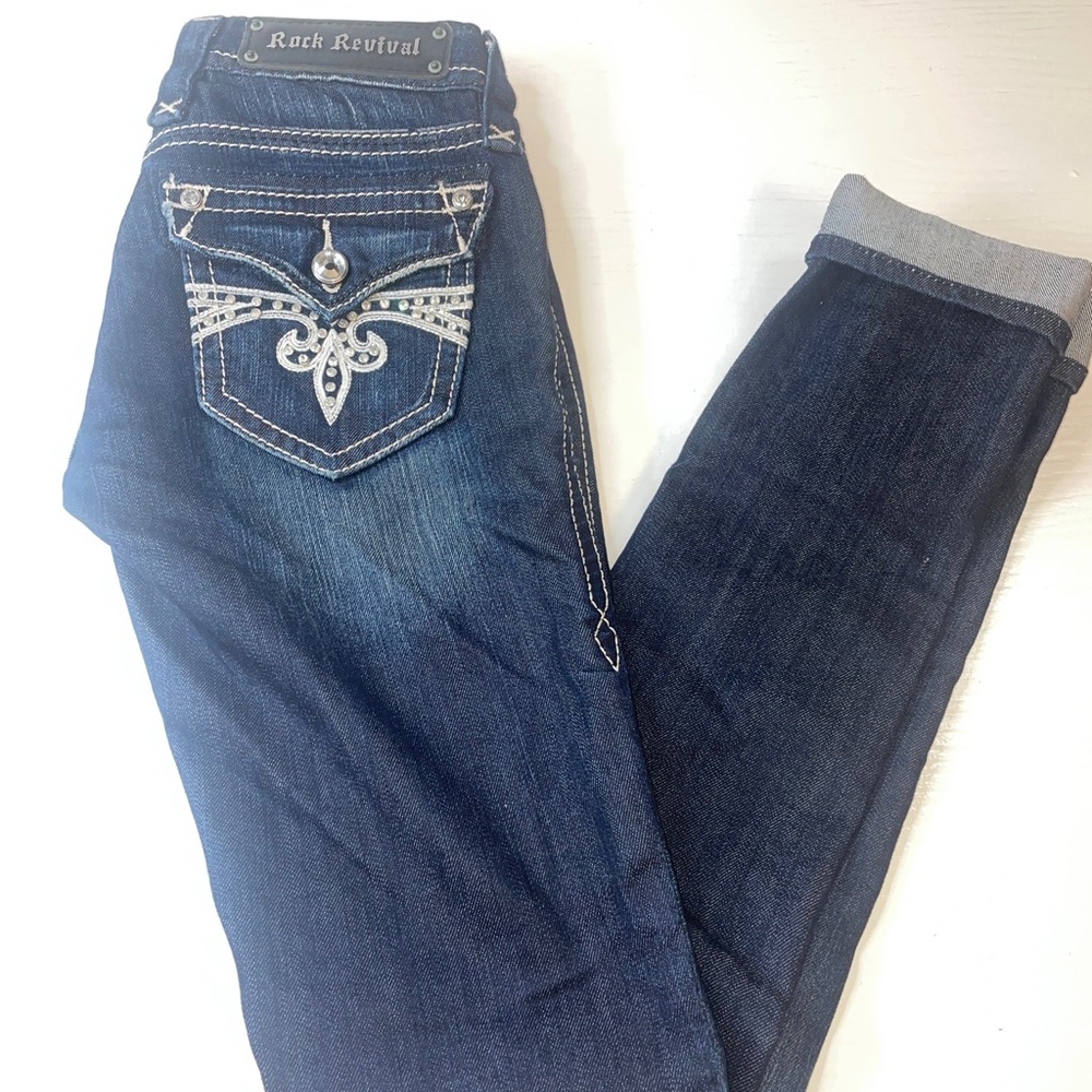 Rock revival skinny jeans